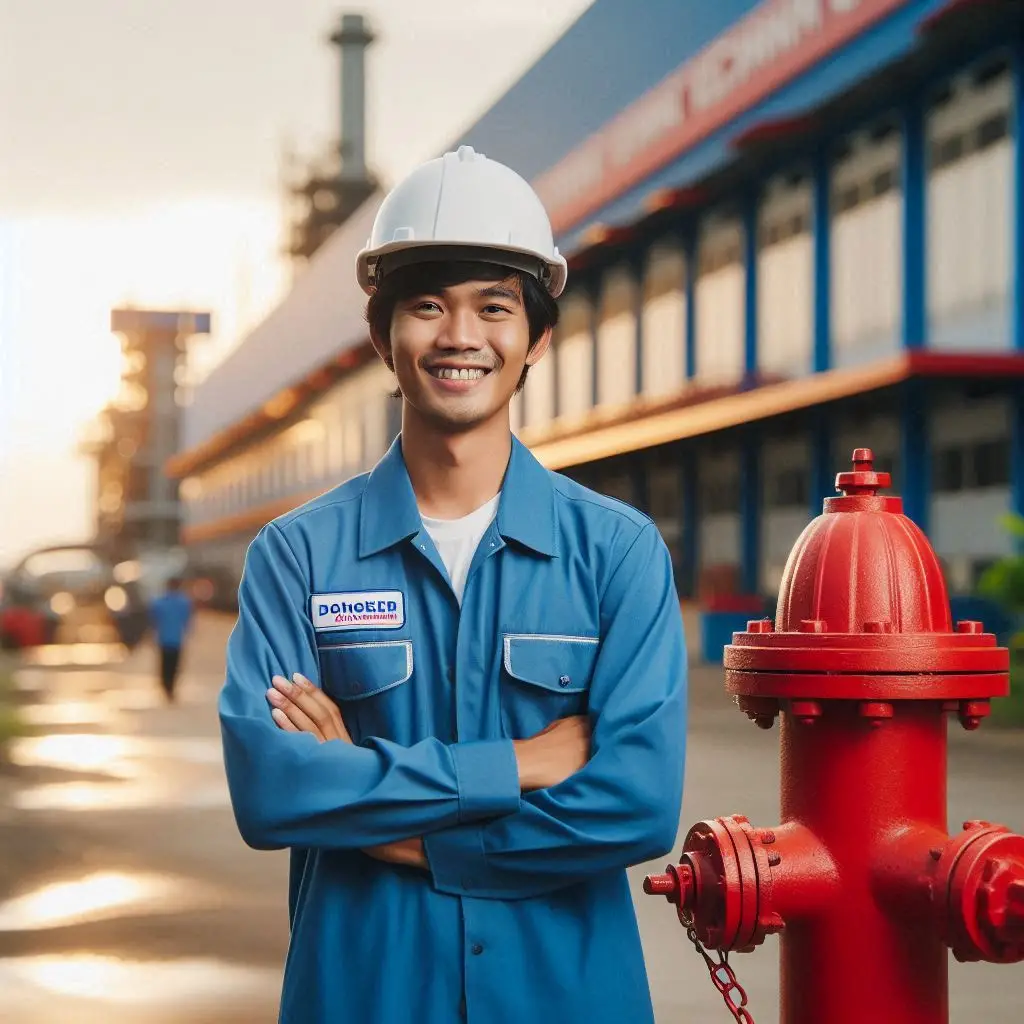 cek kebocoran pipa hydrant